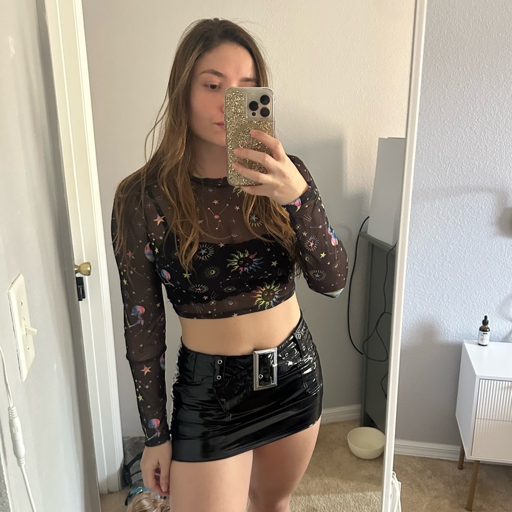 Two-piece rave outfit